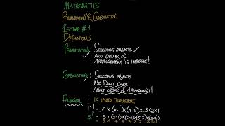 MATHEMATICS || Permutation & Combination Explained | Lecture 1 | #maths