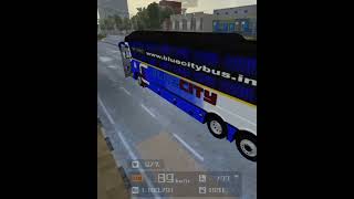 volvo bus sleeper9600s BlueCITY bussid mood bus indonesia gaming short  new 2024 video Hindi