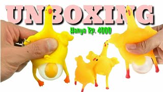 UNBOXING MAINAN AYAM BERTELUR,LUCU BANGET