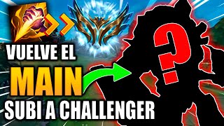 ¡HA VUELTO! El CAMPEÓN que ME HIZO SUBIR a CHALLENGER😱