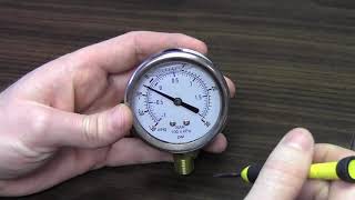 How To Burp A Pressure Gauge