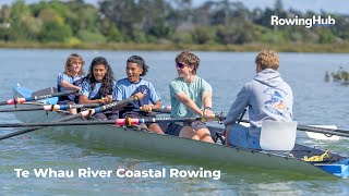 Avondale Intermediate students take to the Whau River