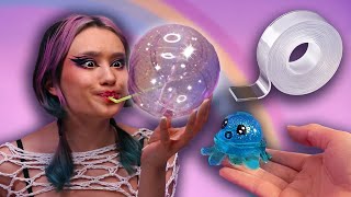 SQUISHIES EN BUBBELS maken met NANO TAPE?? | Satisfying Instagram HACK uitproberen!