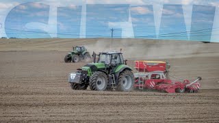 Orka & Uprawa I Siew Prosa 2O21 na Dużą Skalę 🇵🇱 Deutz-Fahr Agrotron X720(x2)/M650 ☆ AGRO Wiesniak™