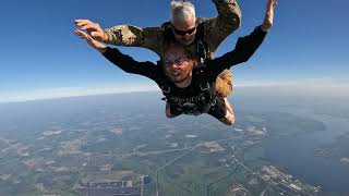 My first time ever tandem skydiving, in Palatka Florida. March 12th 2023