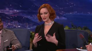 Christina Hendricks busty & juggling something!?  VIDEO LOOP!