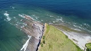 Drone Footage Of A Rocky Coastline