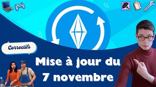 Mise à jour du 07 novembre 2024 dans Les Sims 4 🔔