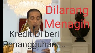 Pidato Presiden Jokowi tentang Penangguhan 1 Tahun Kredit DAMPAK CORONA/COVID 19