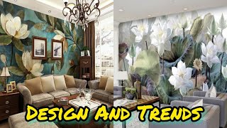 Home Interior Wall Decoration Ideas| Home Decor Ideas| Wallpaper Designs