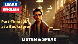 Part Time Job at a Bookstore | English Stories | English Listening Skills - Speaking Skills