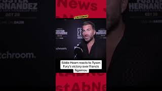 Eddie Hearns Reacts To Tyson Fury Vs Francis Ngannou 😳‼️