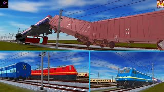 Accident Bcna train single crossing junction icf train crossing3d