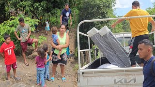 No creían la bonita sorpresa que les llego a su casa.