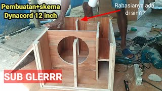 Pembuatan Box Dynacord 12 inch Lengkap + Skema