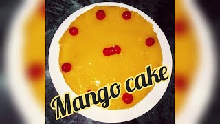 Mango cake | Mango cake without oven | eggless mango cake |