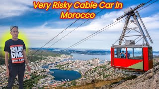 Terrifying Experience In A Moroccan Cable Car II #travel #travelvlog #scary #chairlift #cablecar