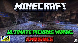 ⛏️Ultimate Minecraft Mining Ambience: Digging with the Best Pickaxe & Finding Diamonds!💎