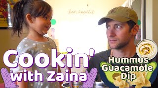 Cookin With Zaina - Hummus Guacamole Dip