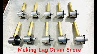 Macking Lug Snare Drum [ Chế sò cho Snare Drum ] P3