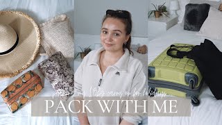 PACK WITH ME | Packing my 10kg carry on for holidays