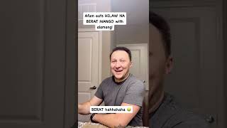 Foreigner Eats BERAT MANGOT for the first time #filipinamarriedtoforeigner #couplecomedy #afam