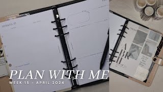 PLAN WITH ME for a new week | functional, minimal & aesthetic setup