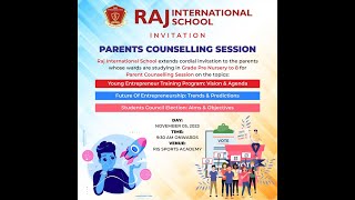 PARENTS COUNSELLING SESSION || 05 NOVEMBER 2023 || RIS