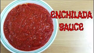 ENCHILADA SAUCE| MEXICAN CUISINE BASICS| MEXICAN SAUCE| RUCHI'S KITCHEN CORNER