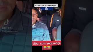 O passageiro quase infartou 😅🤣🤣 #trolagem #policia #Uber