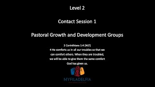 LEVEL 2: CONTACT SESSION 1 DAY 2 - PART 2