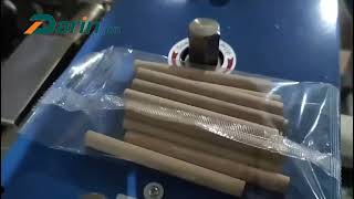 How to pack dog chewing stick/Disk Type Packing Machine for Meat Strip/Chewing Stick Packing Machine