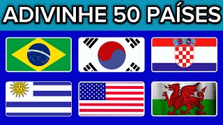 🇧🇷 DE QUAL PAÍS É A BANDEIRA ? IMPOSSÍVEL ACERTAR ( NÍVEL DIFÍCIL )🇺🇸 #quiz #paises