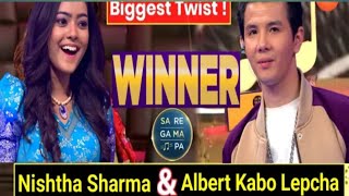 Nishtha sharma vs Albert dono me winner ki jung Big twist / Sa Re Ga Ma Pa/ Latest promo/ srgmp win