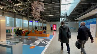 🇨🇭Geneva Airport Transit Area Walking Tour [4K 60fps]