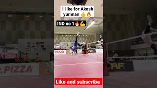 Akash yumnan ||IND vs malaysia|| sepak takraw Viral video🔥#viral #trending #sepaktakraw #Akashyumnam