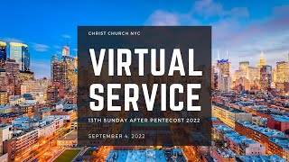 Virtual Service: September 4, 2022