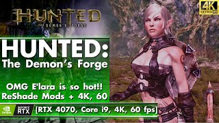 Hunted: The Demon's Forge - OMG E'Lara is so hot!! + 4K,60 + Reshade mods