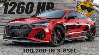 WORLD RECORD FOR THE C8 RS6/7 - 1260HP STAGE 4 AUDI RS7 - 3.8SEC 100-200! - New levels