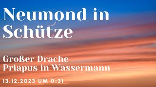 Schütze Neumond ~ Großer Drache ~ Priapus in Wassermann