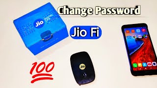 How to change Jio Fi Password and Name | SSID change | password | 2020