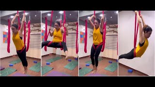 Popular Vijay tv actress Farina's latest hot rope workout