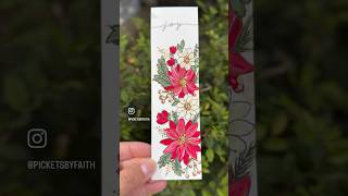 Hand painted bookmark from a scrap piece of paper. #art