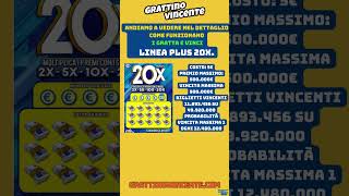 Gratta e vinci VINCI 20X #shorts #shortsvideo #grattaevinci #grattaevincionline #casinoonline