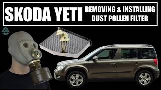 Zrób To SAM Wymiana Filtra Kabinowego Powietrza Skoda Yeti DiY Change The Cabin Air Filter