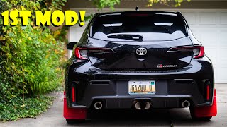 Installing mud flaps on my GR Corolla!!!