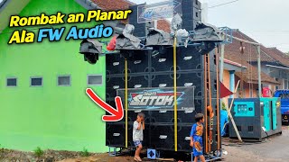 Gilaa..😱😱 8 Subwoofer Planar FW Audio Bikin Bocil Tak Tahan Diri‼️