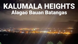 KALUMALA HEIGHTS BAUAN | Overlooking View at night