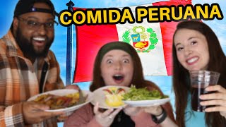 COMIDA PERUANA por la PRIMERA VEZ!!