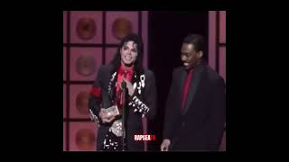 Michael Jackson and Eddy Murphy funniest moment #michaeljackson #celebritynews #shorts